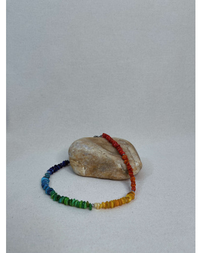 Collier Kora en coquillages multicolores – Atelier Jacie